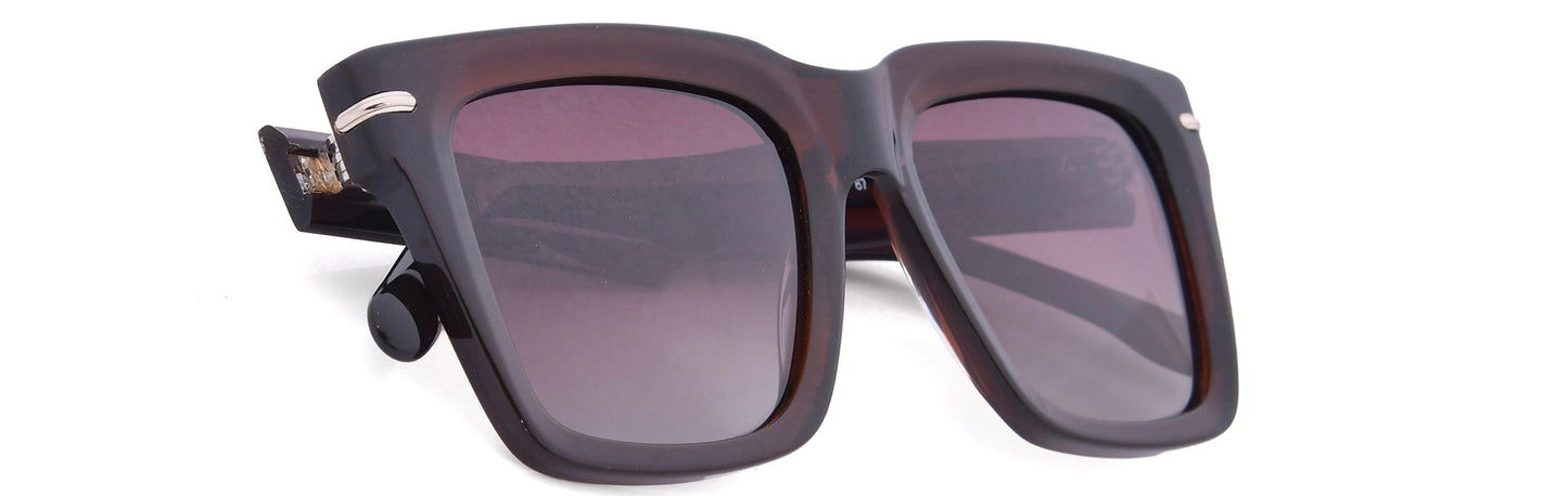 JF8769 - C5 - Handmade Bio Acetate - Havana Brown - glassesbyahana.com