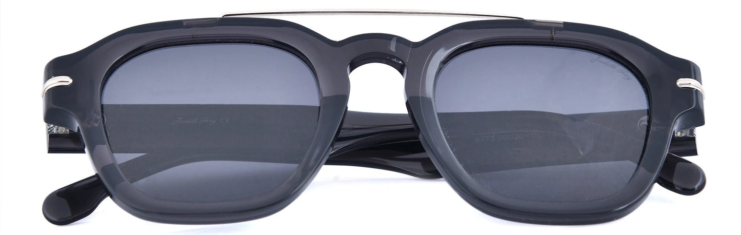 JF8775 - C4 - Handmade Bio Acetate - Midnight Black - glassesbyahana.com