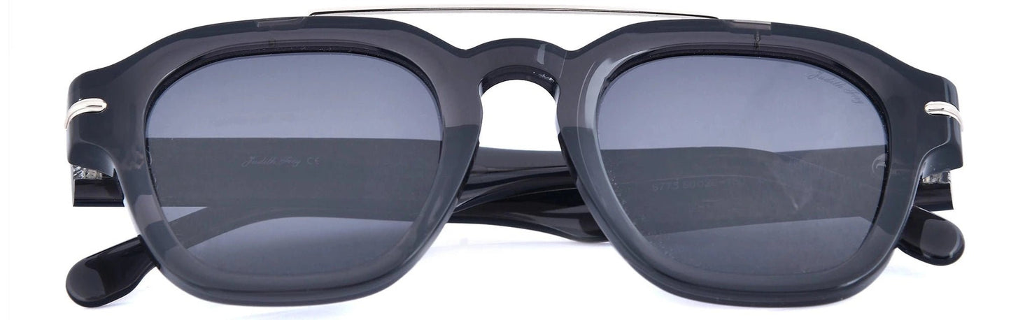 JF8775-C4-Handmade Bio Acetate-Midnight Black - glassesbyahana.com