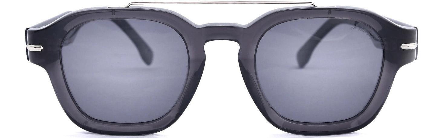 JF8775 - C4 - Handmade Bio Acetate - Midnight Black - glassesbyahana.com