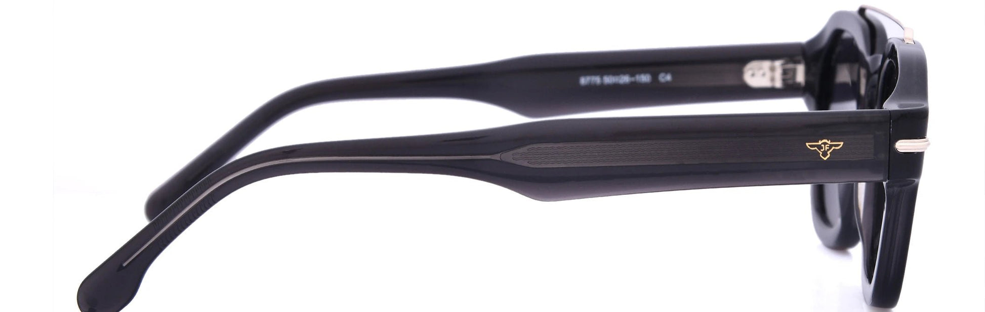 JF8775 - C4 - Handmade Bio Acetate - Midnight Black - glassesbyahana.com