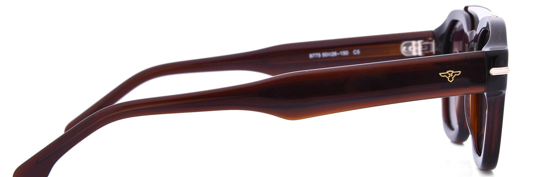 JF8775 - C5 - Handmade Bio Acetate - Havana Brown - glassesbyahana.com