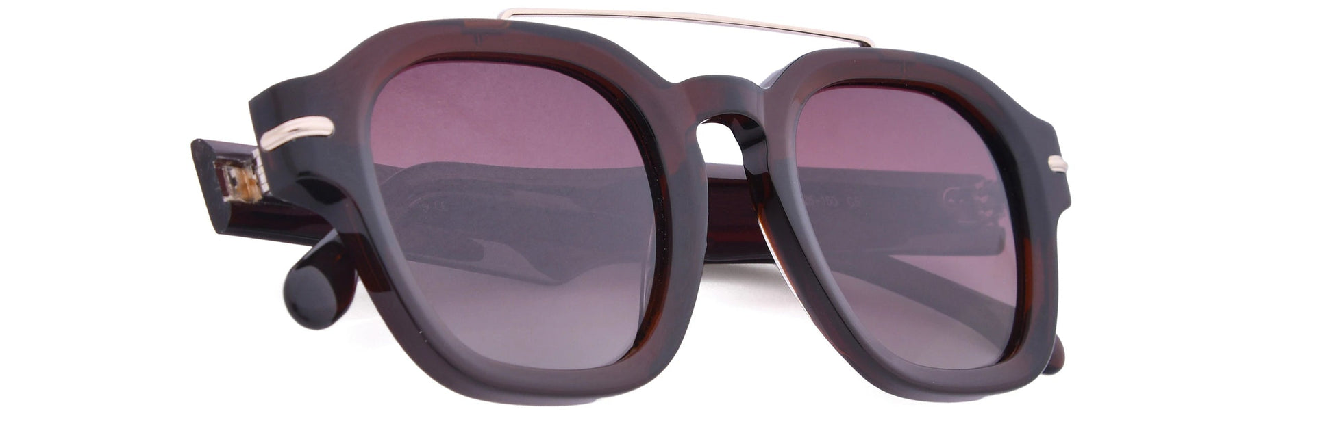 JF8775 - C5 - Handmade Bio Acetate - Havana Brown - glassesbyahana.com
