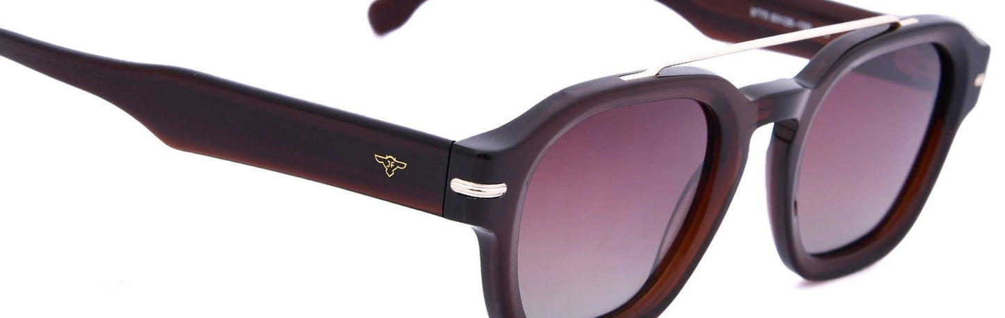 JF8775 - C5 - Handmade Bio Acetate - Havana Brown - glassesbyahana.com