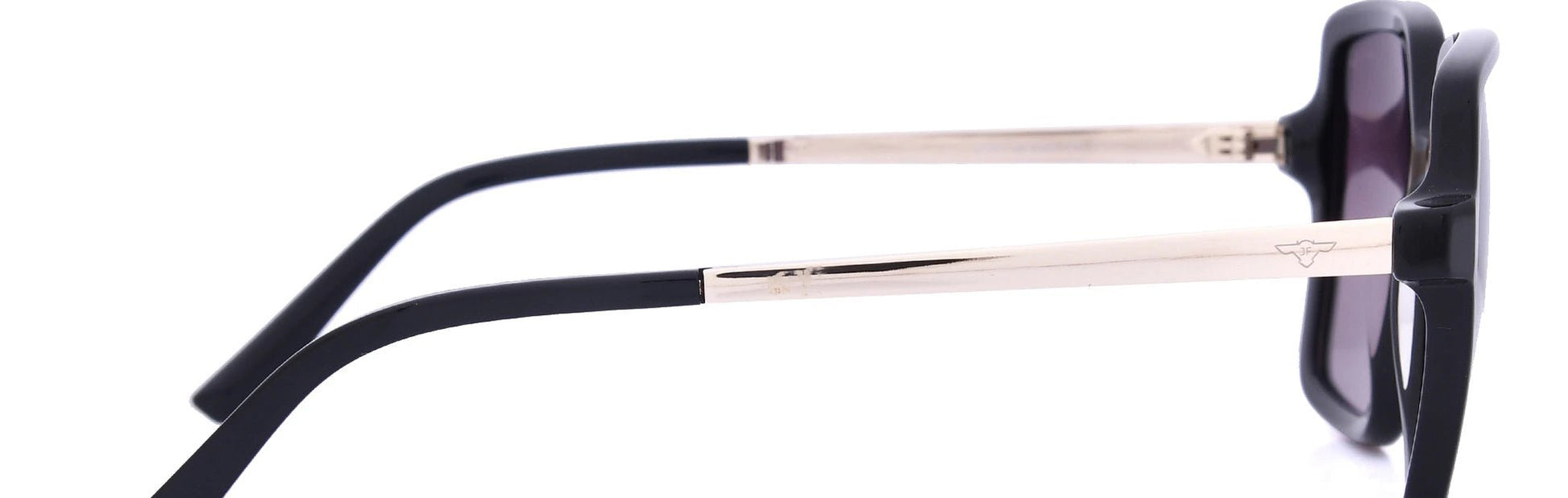 JF8781 - C1 - Handmade Bio Acetate - Midnight Black - glassesbyahana.com