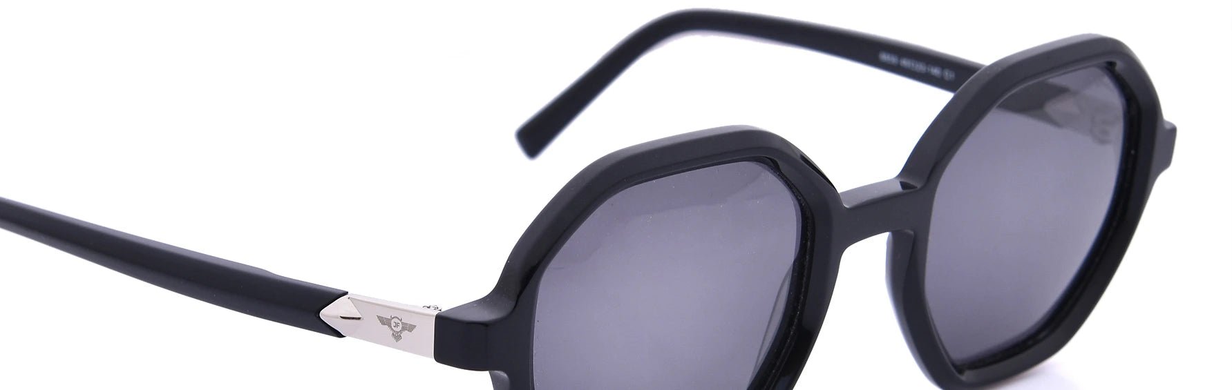 JF8859 - C1 - Handmade Bio Acetate - Midnight Black - glassesbyahana.com