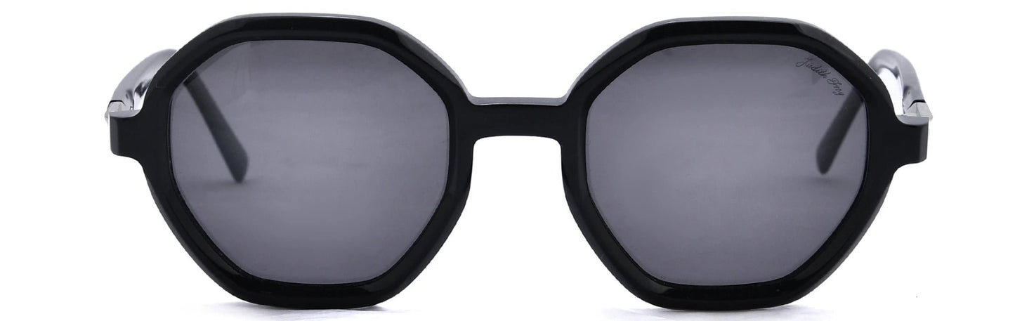 JF8859 - C1 - Handmade Bio Acetate - Midnight Black - glassesbyahana.com