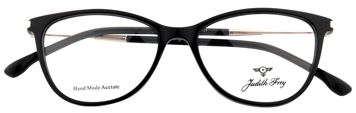 JF9196-C1-Handmade Bio Acetate-Midnight Black - glassesbyahana.com