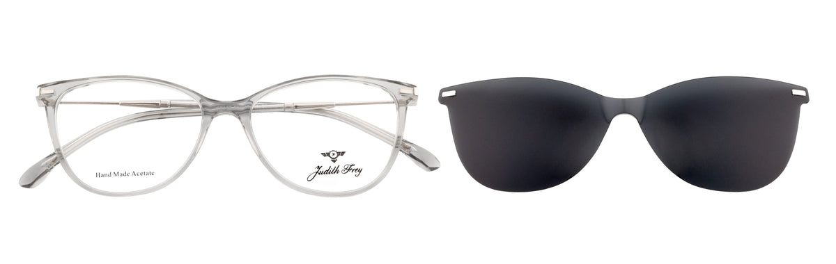 JF9196-C3-Handmade Bio Acetate-Translucent Grey - glassesbyahana.com