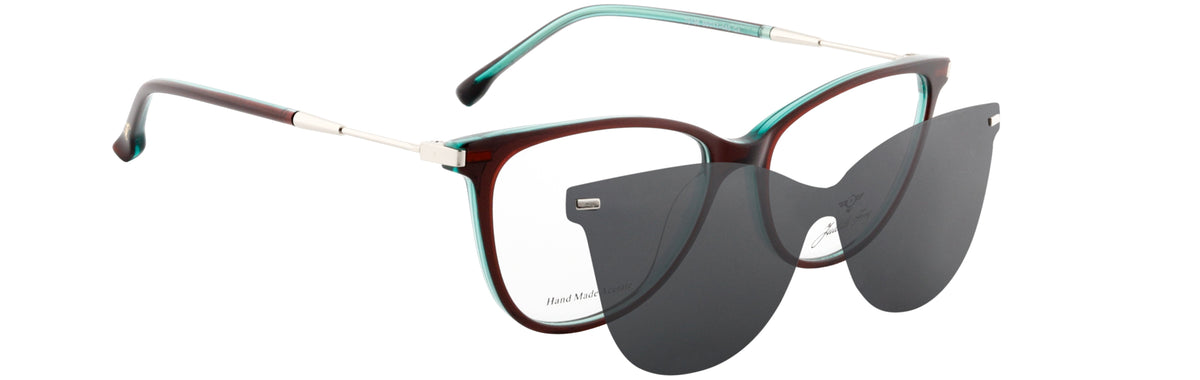 JF9196-C4-Handmade Bio Acetate-Merlot Moss - glassesbyahana.com
