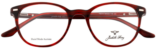 JF9216-C4-Handmade Bio Acetate-Scarlet Red - glassesbyahana.com