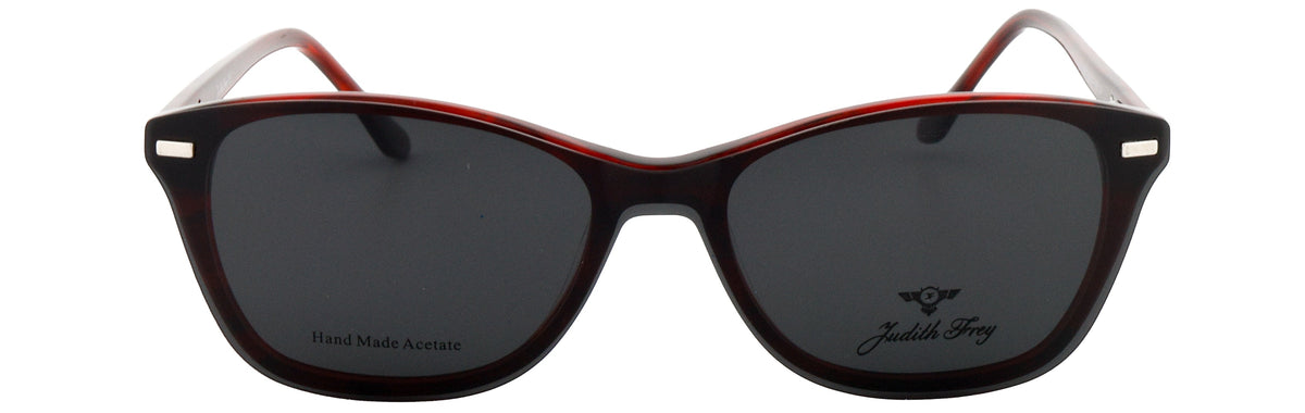 JF9217-C4-Handmade Bio Acetate-Scarlet Red - glassesbyahana.com