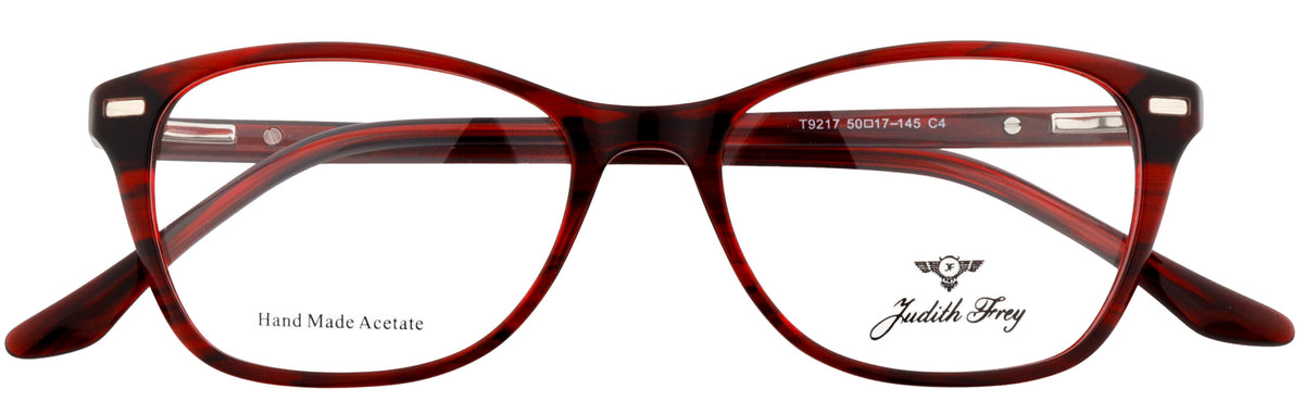 JF9217-C4-Handmade Bio Acetate-Scarlet Red - glassesbyahana.com