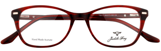 JF9217-C4-Handmade Bio Acetate-Scarlet Red - glassesbyahana.com