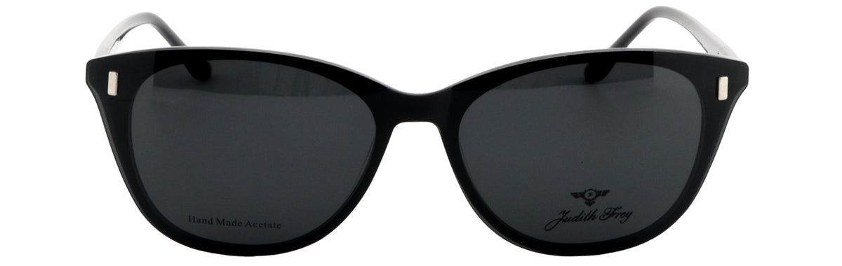 JF9218-C1-Handmade Bio Acetate-Midnight Black - glassesbyahana.com