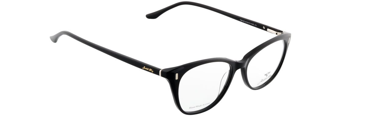 JF9218-C1-Handmade Bio Acetate-Midnight Black - glassesbyahana.com
