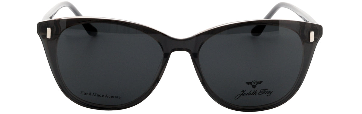 JF9218-C2-Handmade Bio Acetate-Translucent Grey - glassesbyahana.com