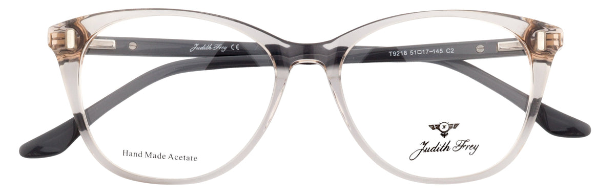 JF9218-C2-Handmade Bio Acetate-Translucent Grey - glassesbyahana.com