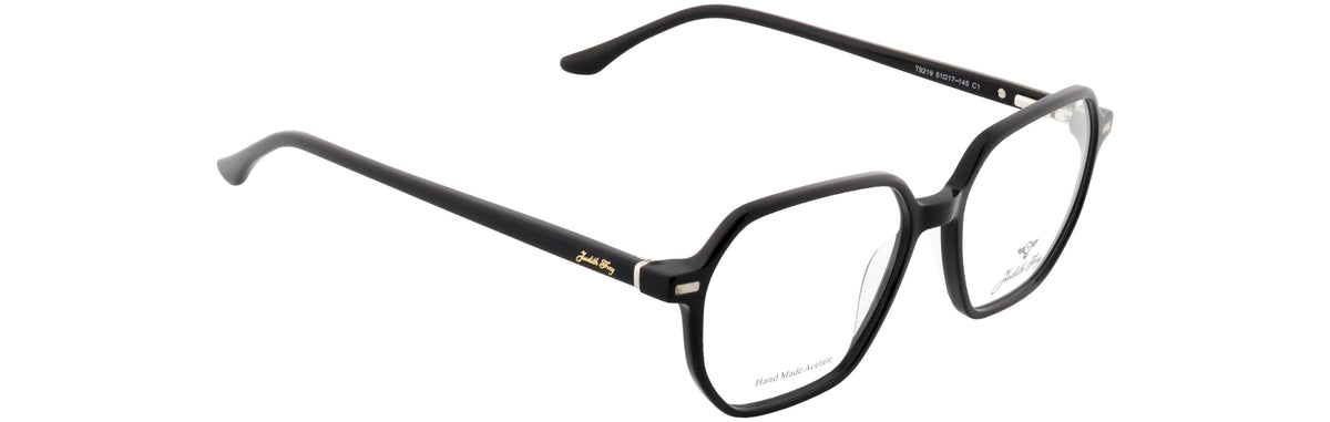 JF9219-C1-Handmade Bio Acetate-Midnight Black - glassesbyahana.com