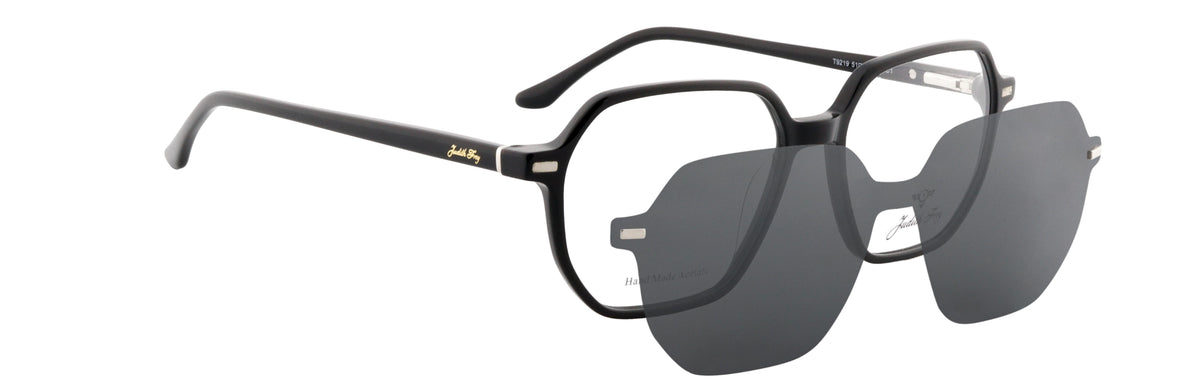 JF9219-C1-Handmade Bio Acetate-Midnight Black - glassesbyahana.com
