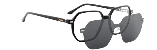 JF9219-C1-Handmade Bio Acetate-Midnight Black - glassesbyahana.com