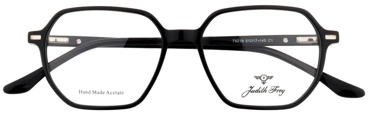 JF9219-C1-Handmade Bio Acetate-Midnight Black - glassesbyahana.com