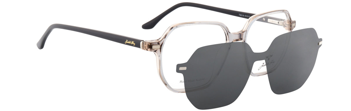 JF9219-C2-Handmade Bio Acetate-Translucent Grey - glassesbyahana.com