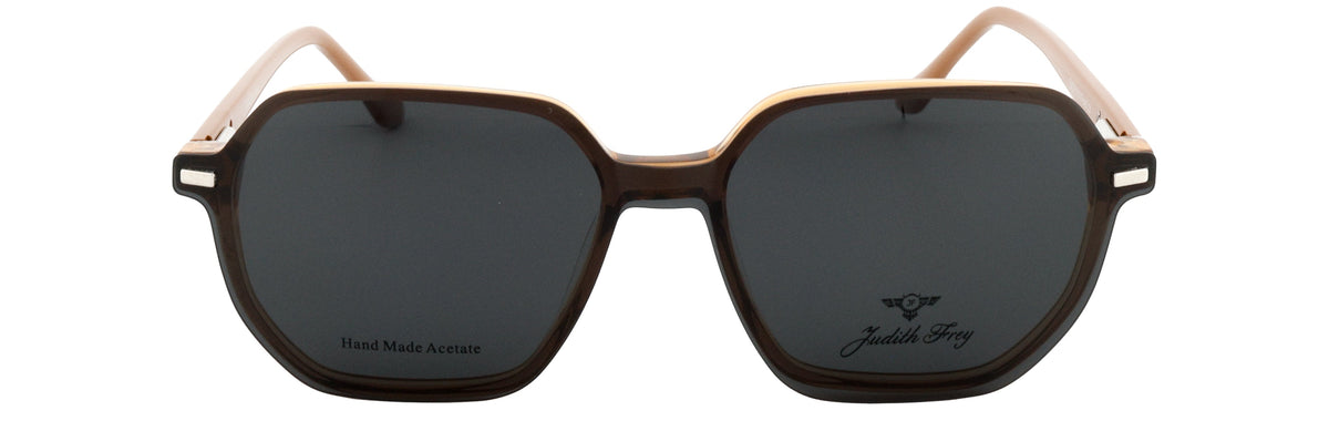 JF9219-C3-Handmade Bio Acetate-Translucent Amber - glassesbyahana.com