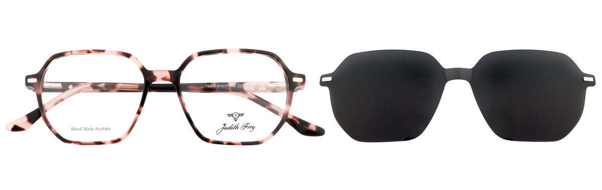 JF9219-C5-Handmade Bio Acetate-Camouflage Pink - glassesbyahana.com