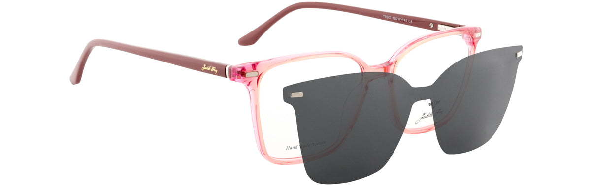 JF9220-C4-Handmade Bio Acetate-Translucent Pink - glassesbyahana.com