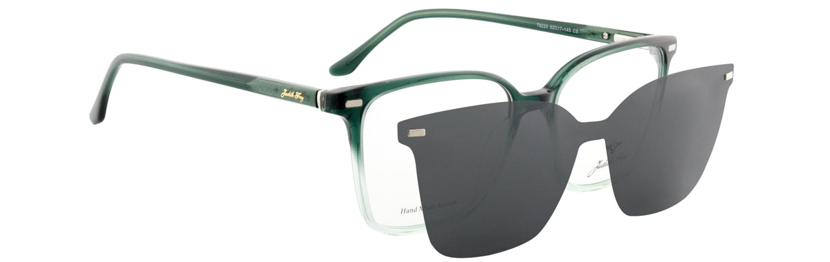 JF9220-C5-Handmade Bio Acetate-Translucent Green - glassesbyahana.com