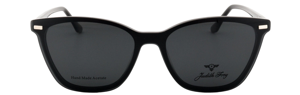 JF9221-C1-Handmade Bio Acetate-Midnight Black - glassesbyahana.com