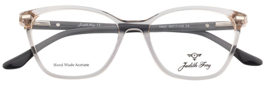 JF9221-C2-Handmade Bio Acetate-Translucent Grey - glassesbyahana.com