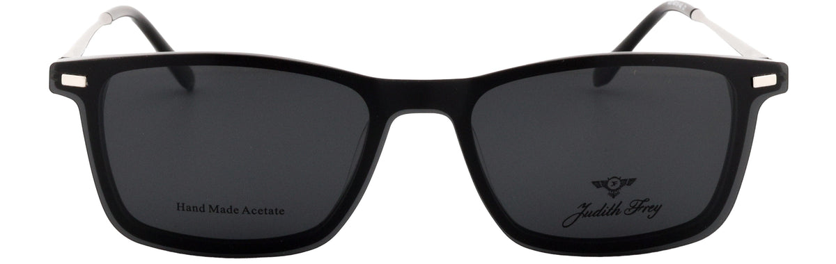 JF9337-C1-Handmade Bio Acetate-Midnight Black - glassesbyahana.com