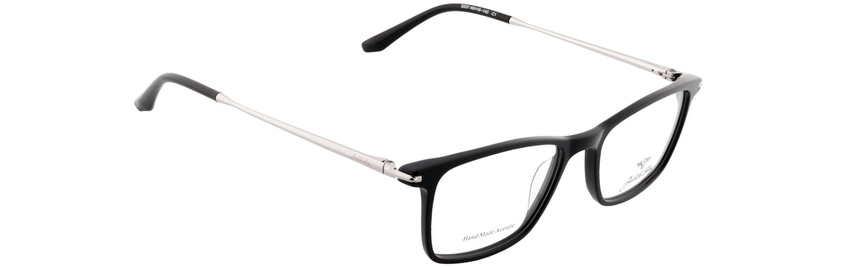 JF9337-C1-Handmade Bio Acetate-Midnight Black - glassesbyahana.com