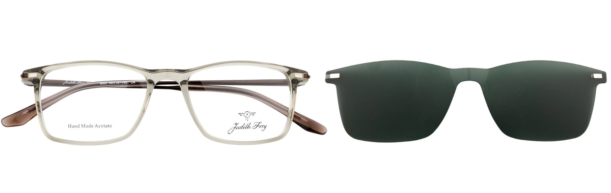 JF9337-C4-Handmade Bio Acetate-Translucent Green - glassesbyahana.com
