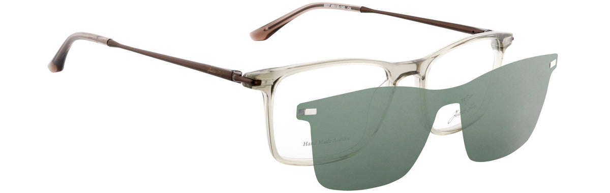 JF9337-C4-Handmade Bio Acetate-Translucent Green - glassesbyahana.com