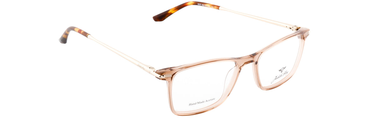 JF9337-C5-Handmade Bio Acetate-Translucent Amber - glassesbyahana.com
