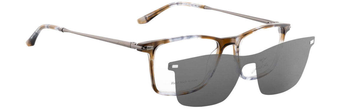 JF9337-C6-Handmade Bio Acetate-Smokey Brown - glassesbyahana.com