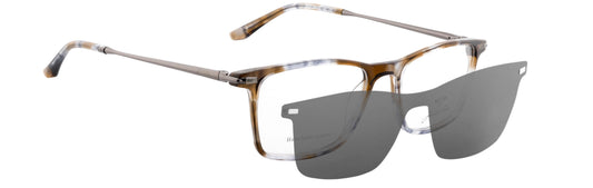 JF9337-C6-Handmade Bio Acetate-Smokey Brown - glassesbyahana.com