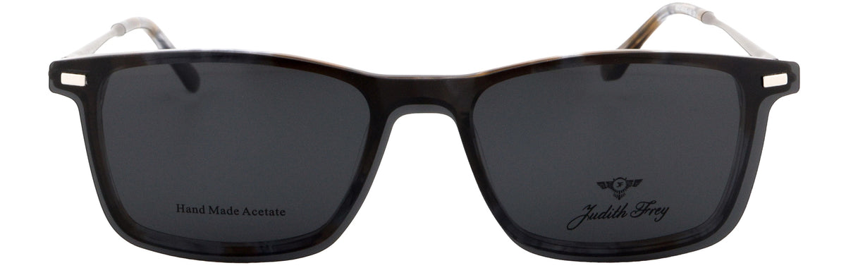 JF9337-C6-Handmade Bio Acetate-Smokey Brown - glassesbyahana.com