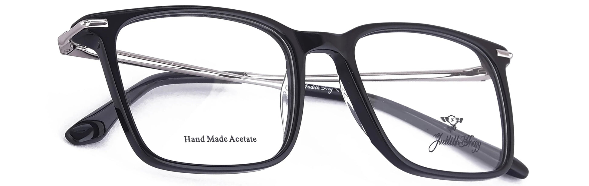 JF9658 - C1 - Handmade Bio Acetate - Midnight Black - glassesbyahana.com