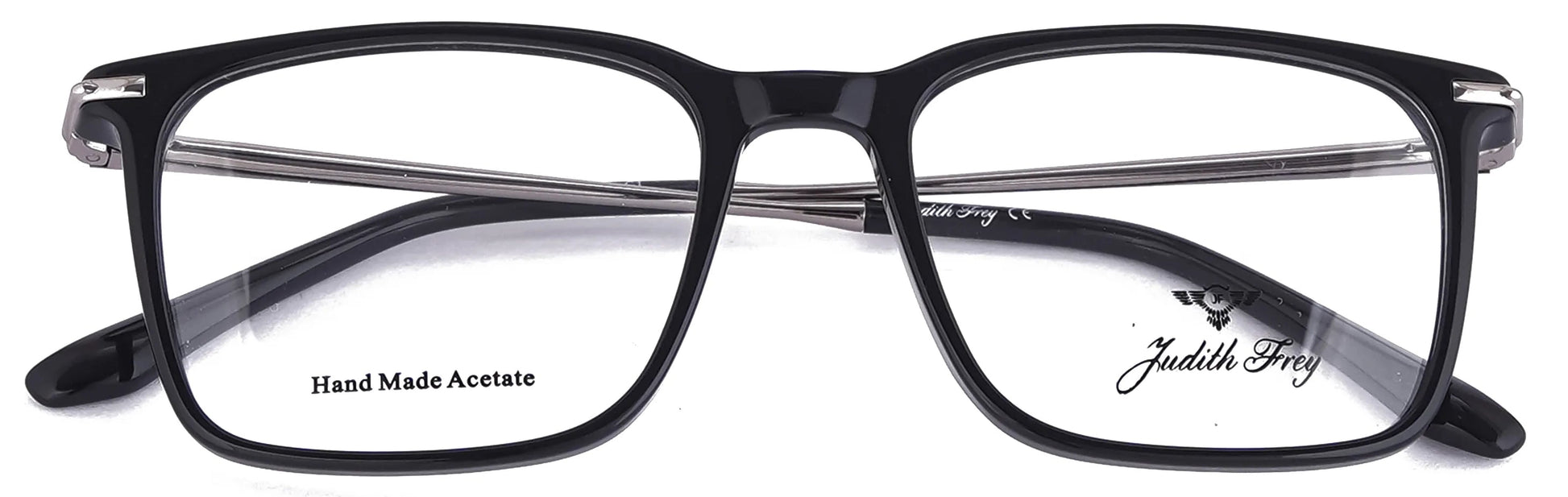 JF9658 - C1 - Handmade Bio Acetate - Midnight Black - glassesbyahana.com