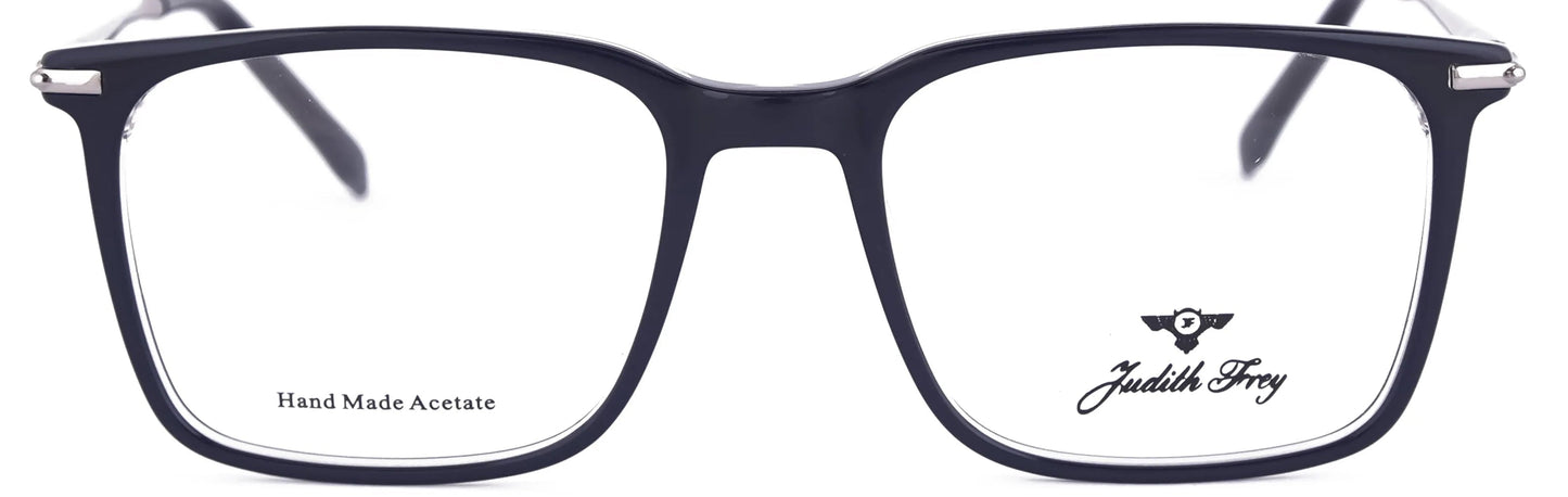 JF9658 - C10 - Handmade Bio Acetate - Midnight Black - glassesbyahana.com