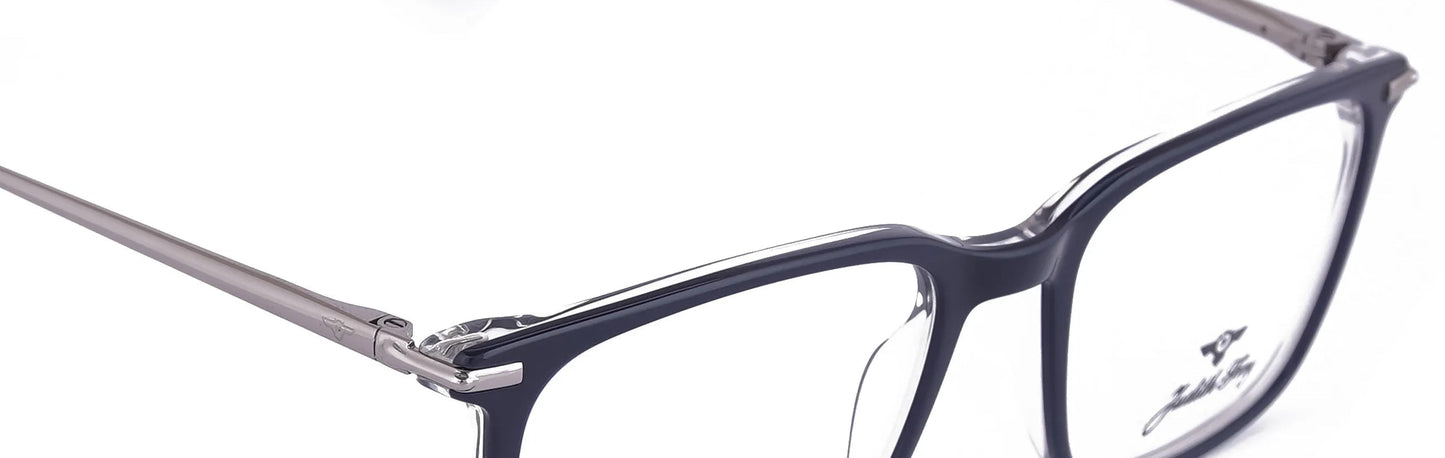 JF9658 - C10 - Handmade Bio Acetate - Midnight Black - glassesbyahana.com