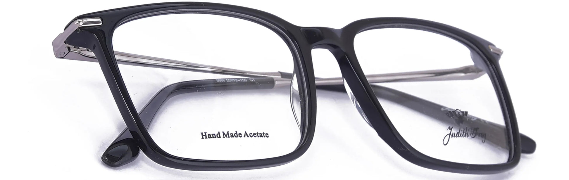 JF9660 - C1 - Handmade Bio Acetate - Midnight Black - glassesbyahana.com