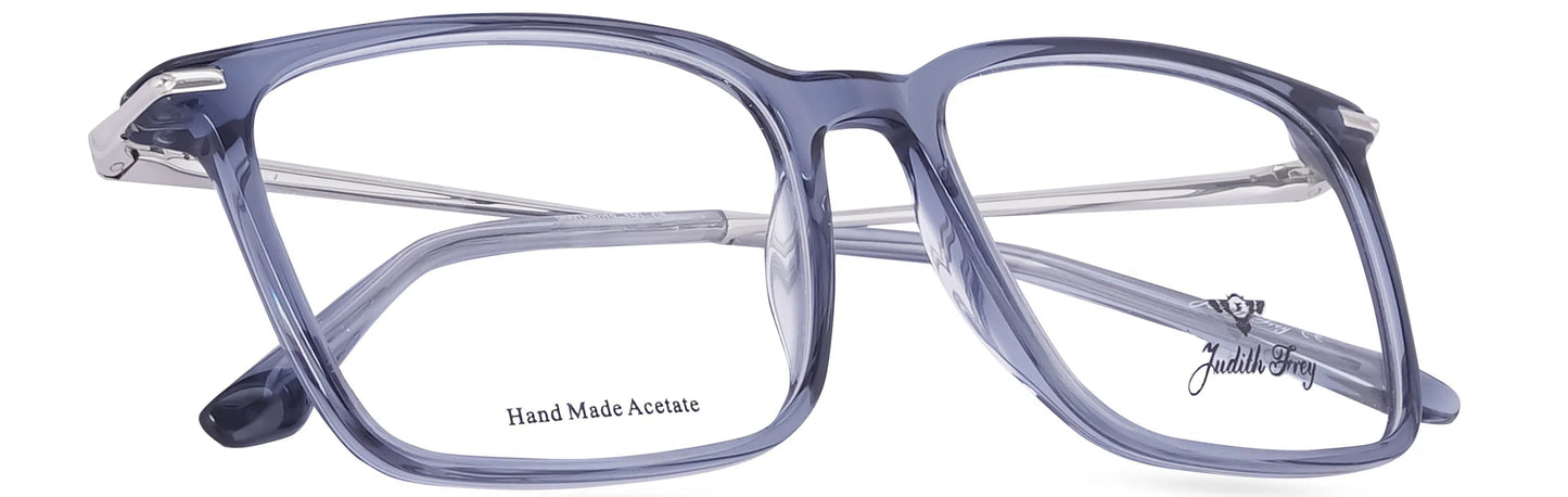 JF9660 - C6 - Handmade Bio Acetate - Glacier Blue - glassesbyahana.com