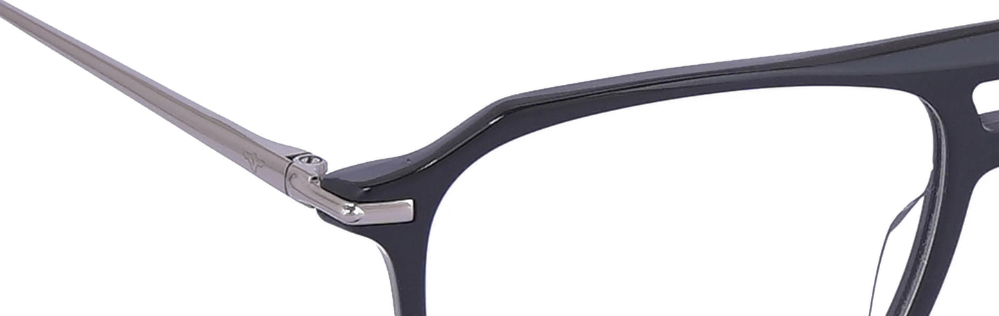 JF9667 - C1 - Handmade Bio Acetate - Midnight Black - glassesbyahana.com