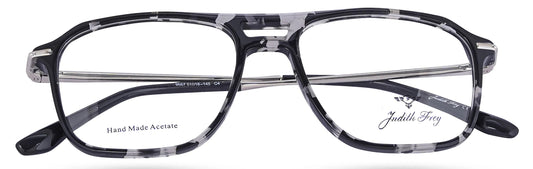 JF9667 - C4 - Handmade Bio Acetate - Midnight Black - glassesbyahana.com