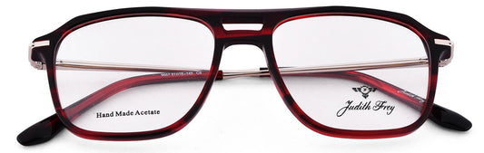 JF9667 - C9 - Handmade Bio Acetate - Burgundy Wine - glassesbyahana.com